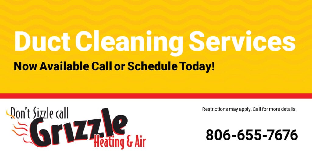 Duct cleaning services coupon.